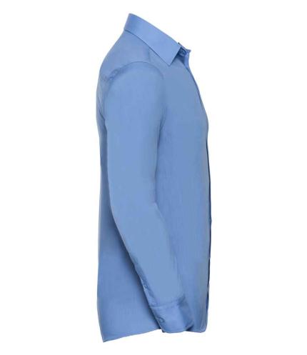 Russell Collection Long Sleeve Tailored Poplin Shirt 1