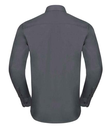 Russell Athletic Collection Long Sleeve Tailored Poplin Shirt 2
