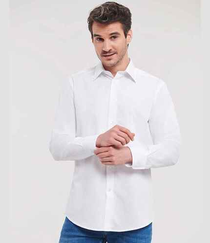 Russell Athletic Collection Long Sleeve Tailored Poplin Shirt 3