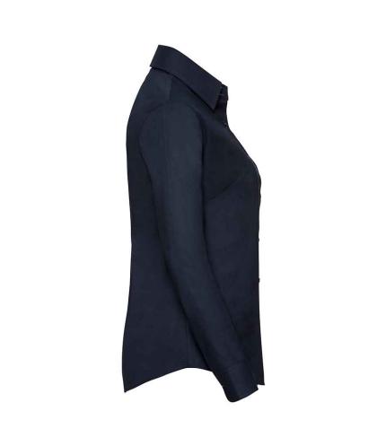 Russell Collection Ladies Long Sleeve Easy Care Oxford Shirt 1