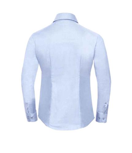 Russell Athletic Collection Ladies Long Sleeve Easy Care Oxford Shirt 2