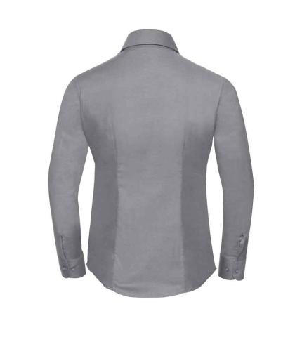 Russell Athletic Collection Ladies Long Sleeve Easy Care Oxford Shirt 2
