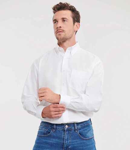 Russell Athletic Collection Long Sleeve Easy Care Oxford Shirt 3