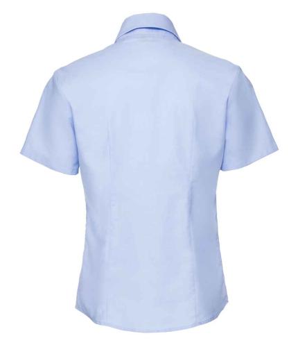 Russell Athletic Collection Ladies Short Sleeve Easy Care Oxford Shirt 2