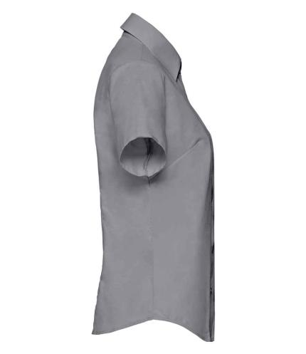 Russell Collection Ladies Short Sleeve Easy Care Oxford Shirt 1