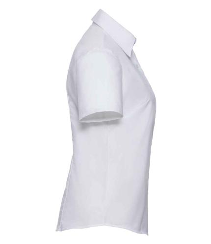 Russell Collection Ladies Short Sleeve Easy Care Oxford Shirt 1