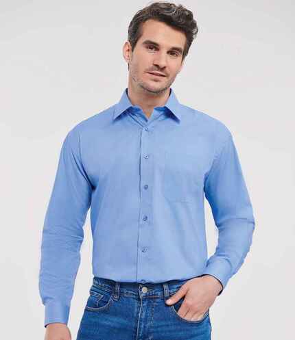 Russell Athletic Collection Long Sleeve Easy Care Poplin Shirt 3