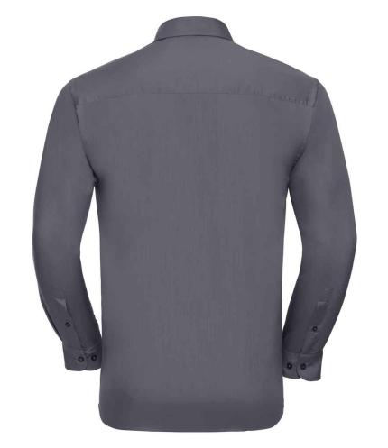 Russell Collection Long Sleeve Easy Care Poplin Shirt 2