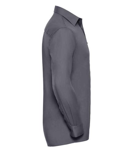 Russell Collection Long Sleeve Easy Care Poplin Shirt 1