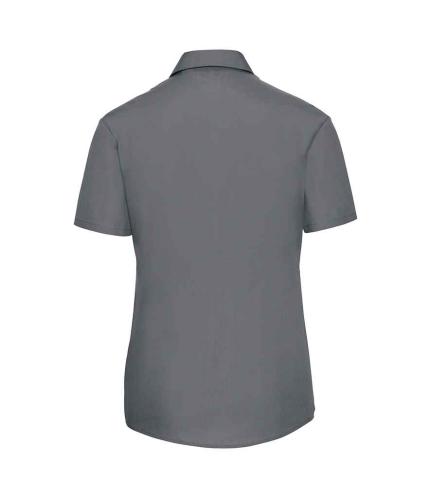 Russell Athletic Collection Ladies Short Sleeve Easy Care Poplin Shirt 2