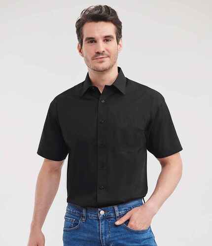 Russell Athletic Collection Short Sleeve Easy Care Poplin Shirt 3