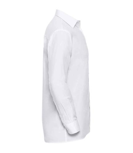 Russell Collection Long Sleeve Easy Care Cotton Poplin Shirt 1