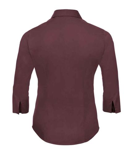 Russell Athletic Collection Ladies 3/4 Sleeve Easy Care Fitted Shirt 2