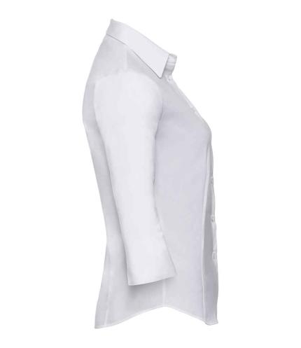 Russell Collection Ladies 3/4 Sleeve Easy Care Fitted Shirt 1