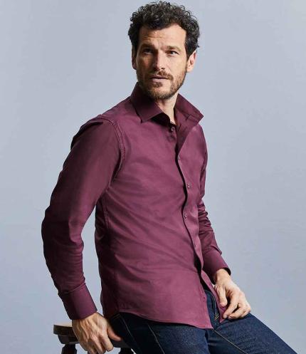 Russell Collection Long Sleeve Easy Care Fitted Shirt 3