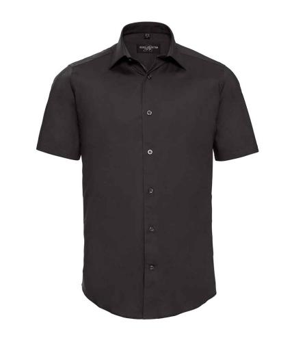 Russell Collection Short Sleeve Easy Care Fitted Shirt
