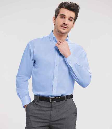 Russell Collection Long Sleeve Ultimate Non-Iron Shirt 3