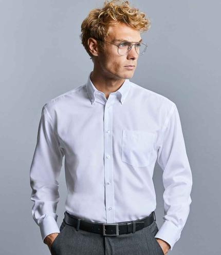 Russell Collection Long Sleeve Ultimate Non-Iron Shirt 3