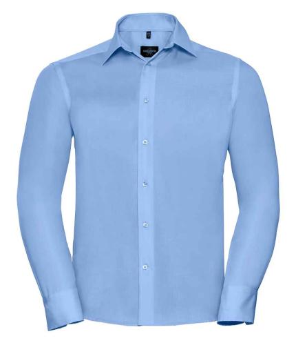 Russell Collection Long Sleeve Tailored Ultimate Non-Iron Shirt