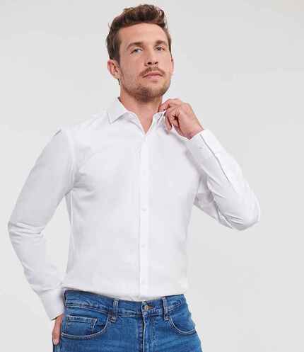 Russell Athletic Collection Long Sleeve Ultimate Stretch Shirt 3