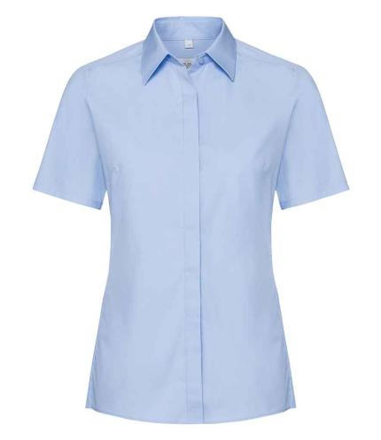 Russell Collection Ladies Short Sleeve Ultimate Stretch Shirt