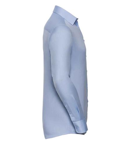 Russell Collection Long Sleeve Herringbone Shirt 1