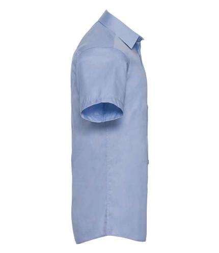 Russell Collection Short Sleeve Herringbone Shirt 1