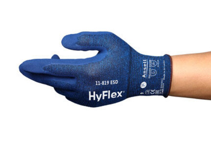 ANSELL HYFLEX 11-819 ESD TOUCHSCREEN GLOVE (Pack 12) 0