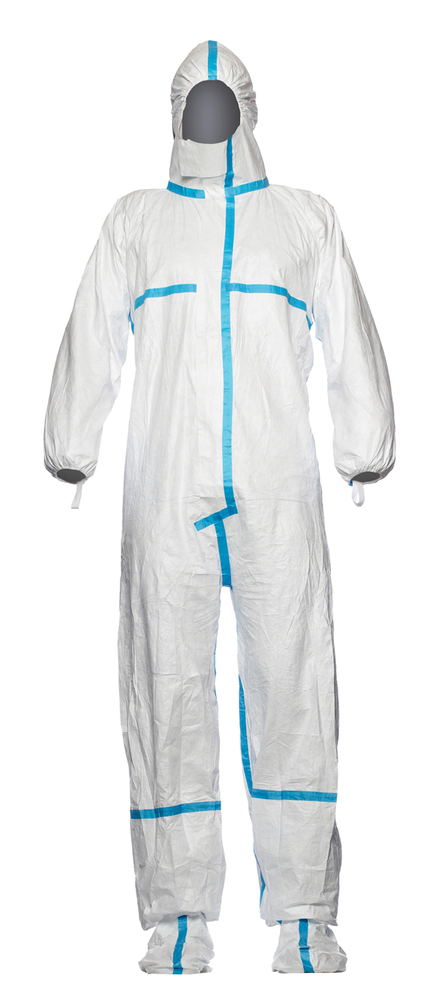 Dupont TYVEK 600 COVERALL PLUS C/W SOCKS 1