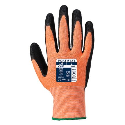 Portwest Amber Cut Glove - Nitrile Foam 1