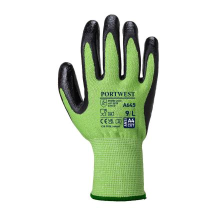 Portwest
 Green Cut Glove - Nitrile Foam 1