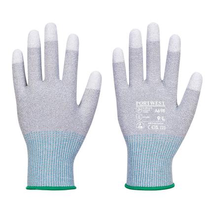 Portwest
 MR13 ESD PU Fingertip Glove (Pk12)