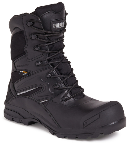 Apache Combat High Leg Safety Boot 0