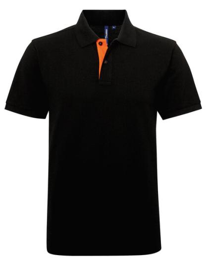 Asquith & Fox Men's Classic Fit Contrast Polo 0