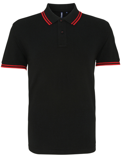 Asquith & Fox Mens Classic Fit Tipped Polo