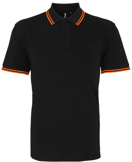 Asquith & Fox Mens Classic Fit Tipped Polo