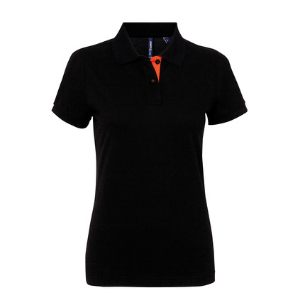 Asquith & Fox Womens Contrast Polo