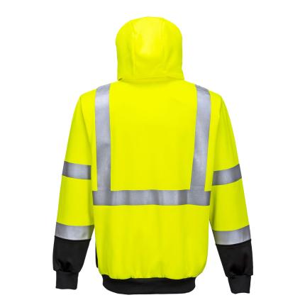 Portwest
 Hi-Vis Contrast Zipped Hoodie 1