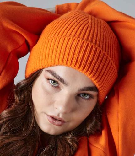 Beechfield Engineered Knit Ribbed Beanie 1