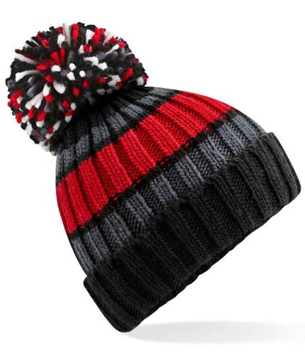 Beechfield Hygge Striped Beanie