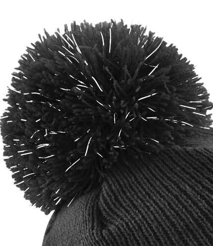 Beechfield Kids Reflective Bobble Beanie 1