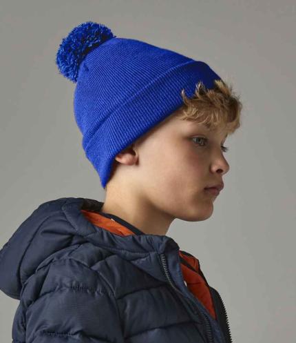 Beechfield Kids Original Pom Pom Beanie 1