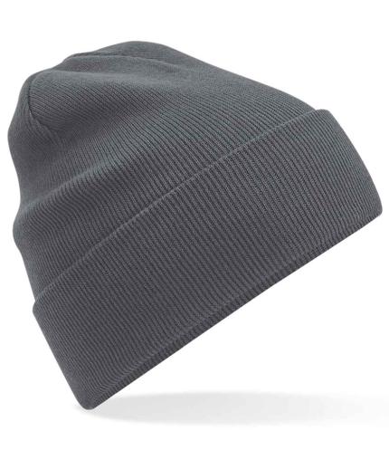 Beechfield Recycled Snowstar Beanie - Eco-Friendly Winter Hat, Graphite Grey, One Size Fits All - View #10