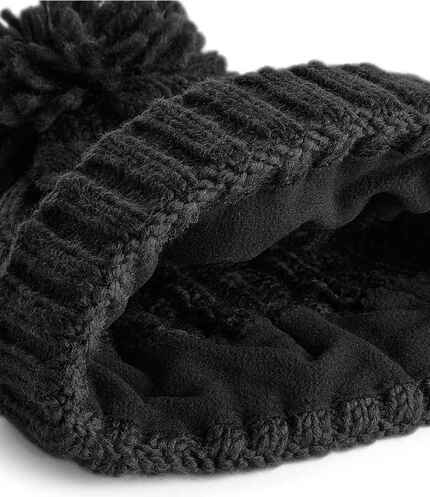 Beechfield Cable Knit Melange Beanie 1