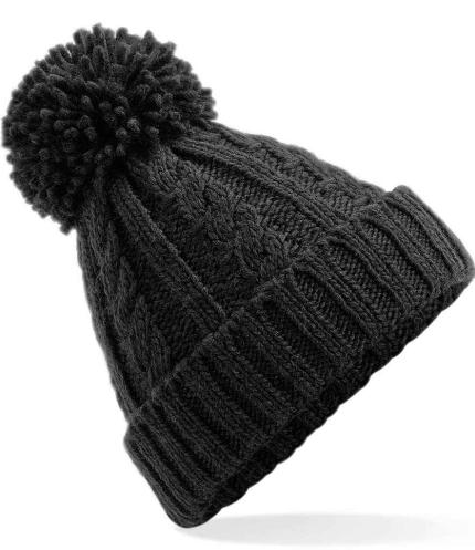 Beechfield Cable Knit Melange Beanie 0