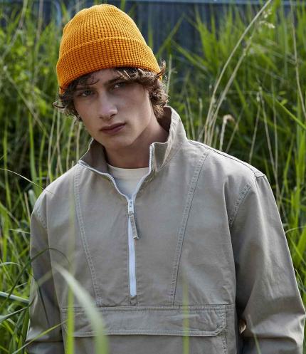 Beechfield Organic Cotton Waffle Beanie 1