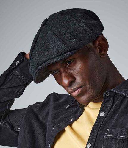 Beechfield Melton Wool Baker Boy Cap 1