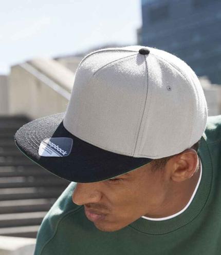 Beechfield Original Flat Peak Snapback Cap 2