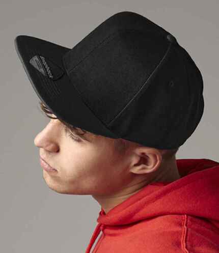 Beechfield Original Flat Peak 6 Panel Snapback Cap 2
