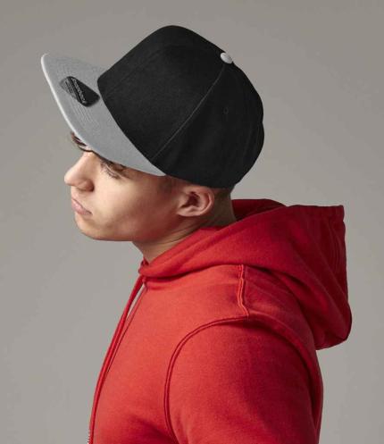 Beechfield Original Flat Peak 6 Panel Snapback Cap 2